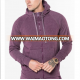 Mens full zip blank cotton burgundy navy blue hoodies raglan sleeve mens sports workout zip gym hoodie with kangaroo pocket